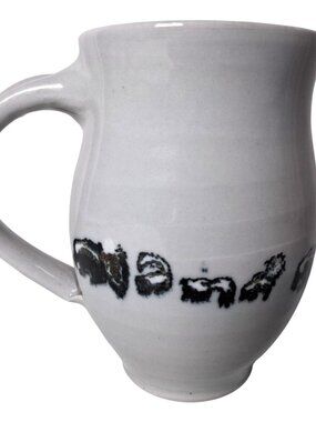 Studio Art Pottery Coffee Mug Skunk Family Animal Skunks Ceramic Cup 12oz